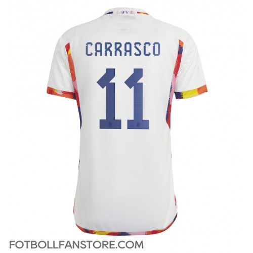 Belgien Yannick Carrasco #11 Borta matchtröja VM 2022 Kortärmad Billigt